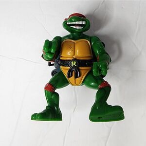 TMNT Teenage Mutant Ninja Turtles Talkin Raphael City Sewer Figure VTG 1991 c3